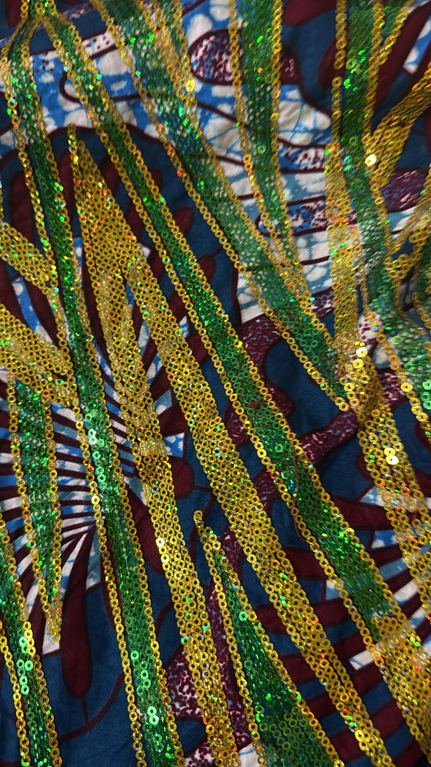 Funmbi Sequined Ankara Unusual Pants - Image 6