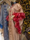 Adebayo Organdi and Organza Kaftan With Ruffles and Chinese Buttons